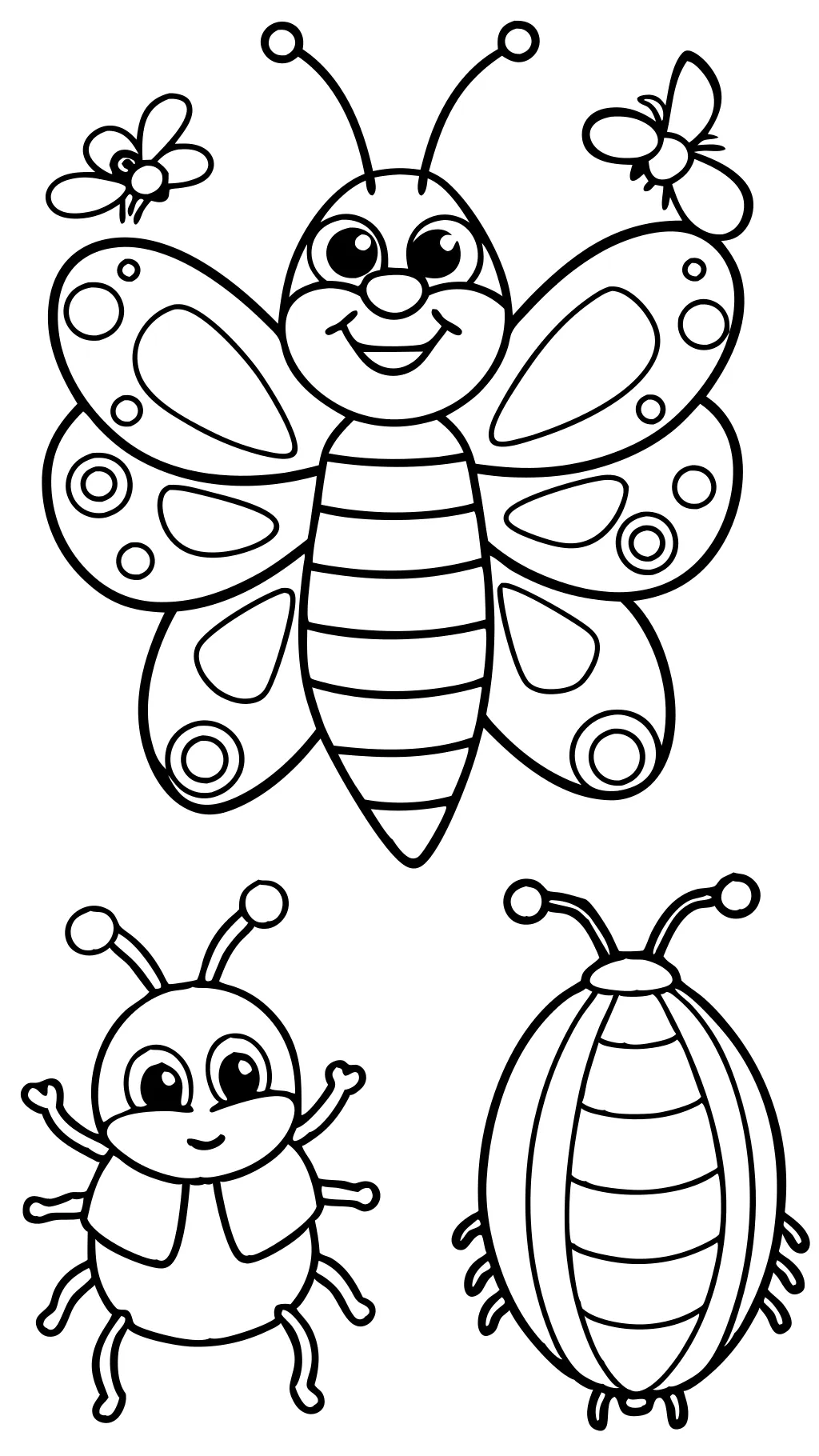 coloriages de bug gratuit